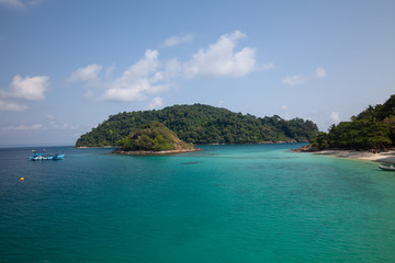 The snorkelling famous place of Koh Rang Island National Park where near to Koh Chang, Trat, Thailand
