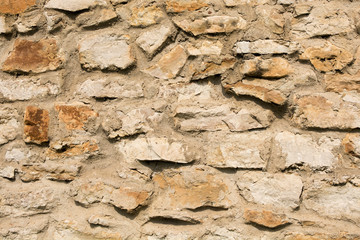 Background of stone wall texture photo. Natural stone wall texture for background