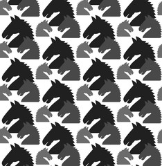 Horse Seamless pattern 