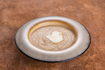 Obraz na płótnie Canvas Amaranth porridge with butter.