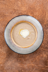 Fototapeta na wymiar Amaranth porridge with butter.