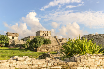 Mayan ruins, Tulum, Quintana Roo, Riviera Maya, Yucatan Peninsula, Mexico
