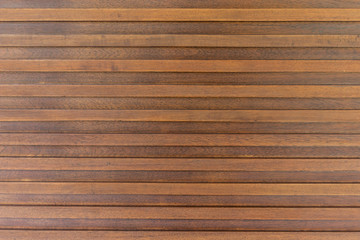 Natural interior brown wooden panel background and texture.