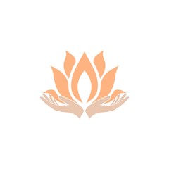 Lotus flower logo concept