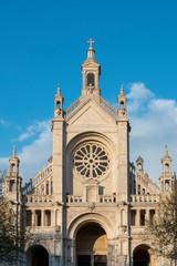 Fototapeta na wymiar church of saint catherine, bruxelles