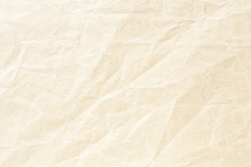 Crumpled old brown paper texture