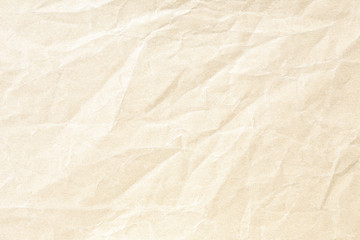Crumpled old brown paper texture