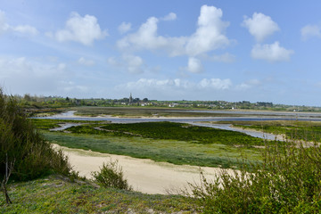 Dunes de Keremma, Site naturel protégé, Natura 2000, conservatoire du littoral, Plounevez Lochrist, Treflez, Finistère, 29 © JAG IMAGES