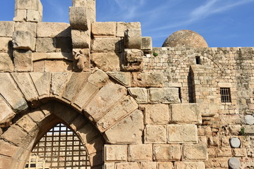 Sidon Crusader Castle Entrance and Dome, Lebanon