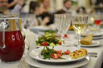 fresh salad on a table