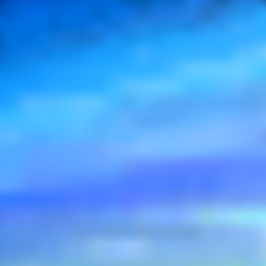 The sky at dawn, a blurred background in blue, light blue and cornflower-blue tones, vector.