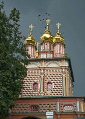 Fototapeta na wymiar The Forrunner church. The Holy Trinity St. Sergius Lavra, city of Sergiev Posad, Russia