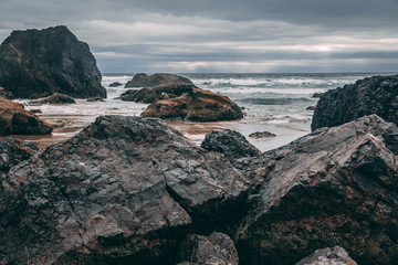 Rocks near the Ocean