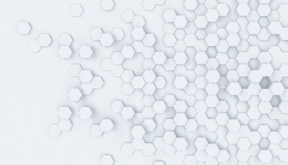 hexagon shapes modern background