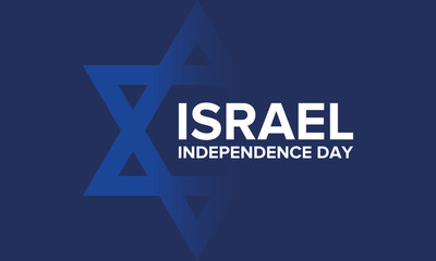 Israel Independence Day. National day of Israel. Annual holiday, national celebrations. Poster, card, banner and background. Vector illustration