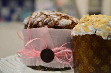 cake with whipped cream