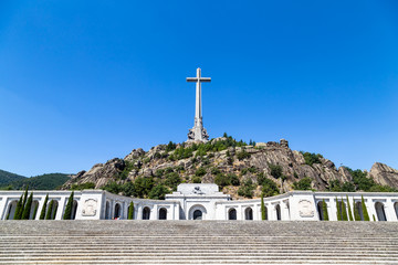 Valley of the Fallen (Valle de Los Caidos), the burying place of the Dictator Franco on the Sierra the Guadarrama, Madrid, Spain