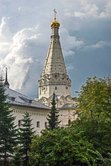Fototapeta na wymiar Zosima and Savvaty church. The Holy Trinity St. Sergius Lavra, city of Sergiev Posad, Russia