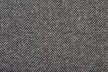 Poster Visgraat tweed wollen stof als achtergrond © sss615