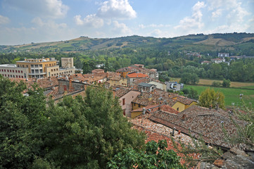 Forli, Castrocaro, medieval village view.
