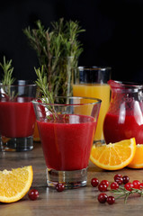 Freshly made cranberry mors © Maryna Voronova