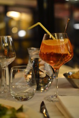 two glasses of white wine