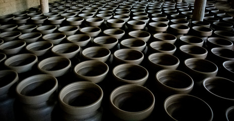 Obraz premium Fabrica de vasos em Indiana-São Paulo, Brasil.