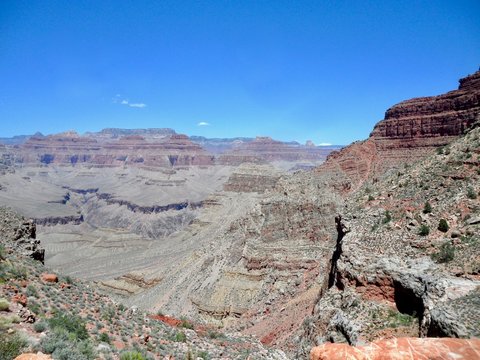 Layers of the Grand Canyon on the Hermit trail