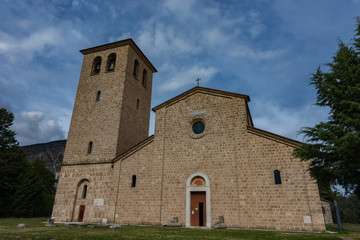 Rocchetta a Volturno, Isernia, Molise. Abbazia benedettina di San Vincenzo al Volturno. Storica...
