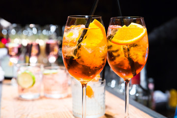 cocktail drink in glass