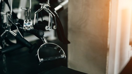 gym interior with equipment