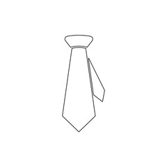business dress tie outline icon. Signs and symbols can be used for web, logo, mobile app, UI, UX