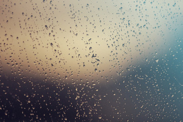 rain drops on the window