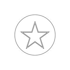 bookmark favorite star outline icon. Signs and symbols can be used for web, logo, mobile app, UI, UX