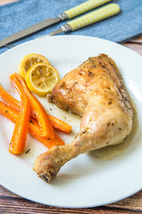chicken curry on plate