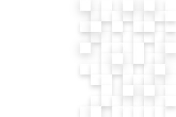 Abstract geometric background. Squares with shadows illustration.