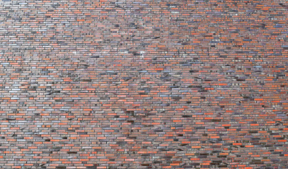 Red brick background, brick wall pattern texture. Design.