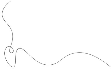 Abstract background one line drawing vector illustration