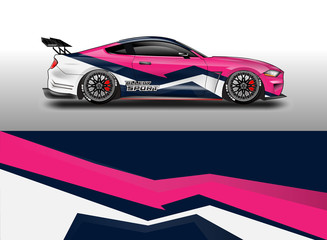 Car wrap designs vector . File ready to print and editable . Eps 10