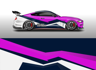 Car wrap designs vector . File ready to print and editable . Eps 10