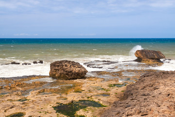Morocco, Essaouira, Atlantic Ocean Shore