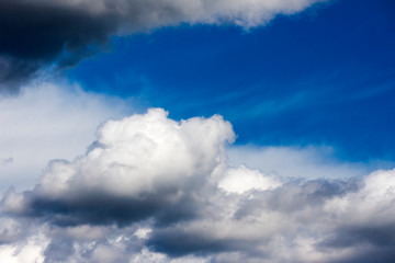 Stormy clouds in the sky - photograph