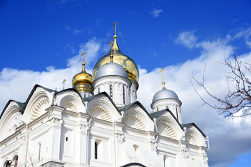 Fototapeta na wymiar Archangels church of Moscow Kremlin