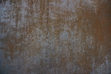 View of rusty flat iron surface 