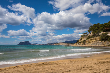 El Portet Beach in Moraira