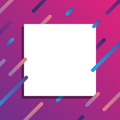 White card on abstract colorful background mockup. Place for text, brand, company name, sale text. Template of web banner, ad, brochure, presentation, coupon