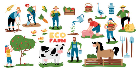 Domestic Farm Elements Collection