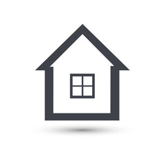Home Vector Line Icon. House Symbol