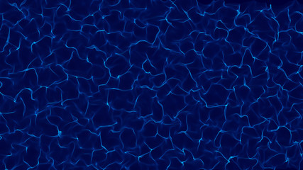 Obraz premium Wave 3d. Wave of particles. Abstract Blue Geometric Background. Big data visualization. Data technology abstract futuristic illustration. 3d rendering.