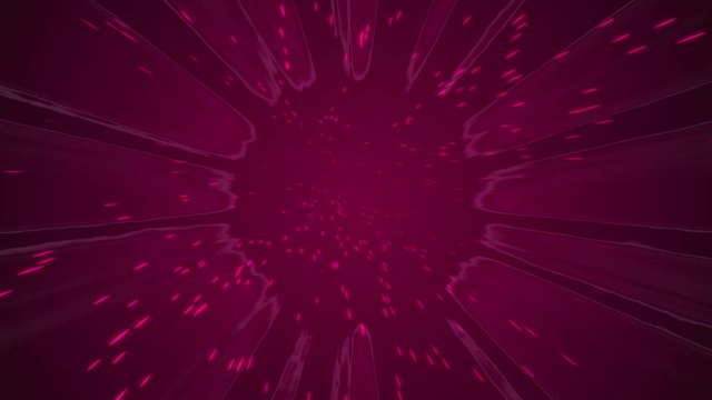 Fy through infinite 3D tunnel vortex with red flaming walls. Can easily loop with a one second dissolve.
